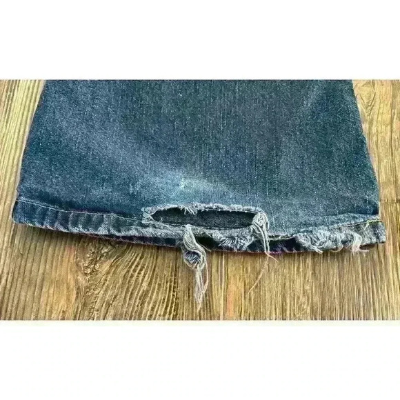 Vtg Y2K Mudd Jeans Womens Juniors Size 11 Dark Wash Mid-Rise Bootcut *Read* - Picture 15 of 16